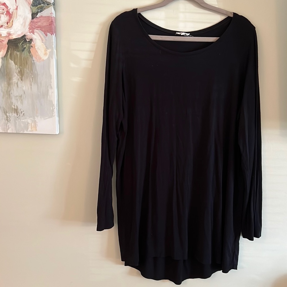 ANA COUTURE Women’s casual black dress Size XL